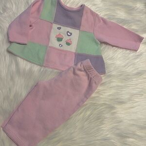 “All Mine” Babygirl 3-6 Month Vintage Outfit.